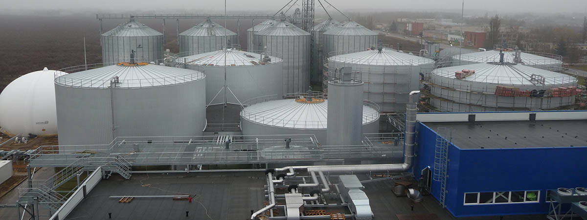 ståltankar, steel tanks, rötkammare, bio ethanol, anaerob fermentation, omrörare, ståltankar, blandare, rådnetank